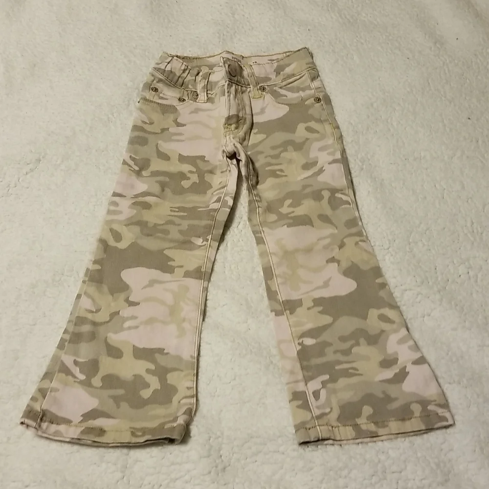 Levi's Girl's Stretch Flare Camo Jeans